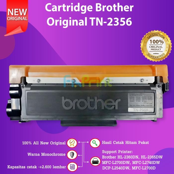 Toner Cartridge Compatible Tn-2356 Tn2356 Printer Brother Mfc-L2740Dw Terlaris