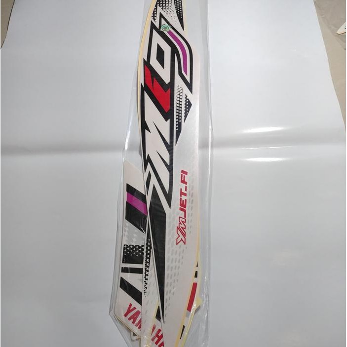 HRG DISKON Stiker Bodi & Lis Body & Striping Mio J 2012 Putih Merah