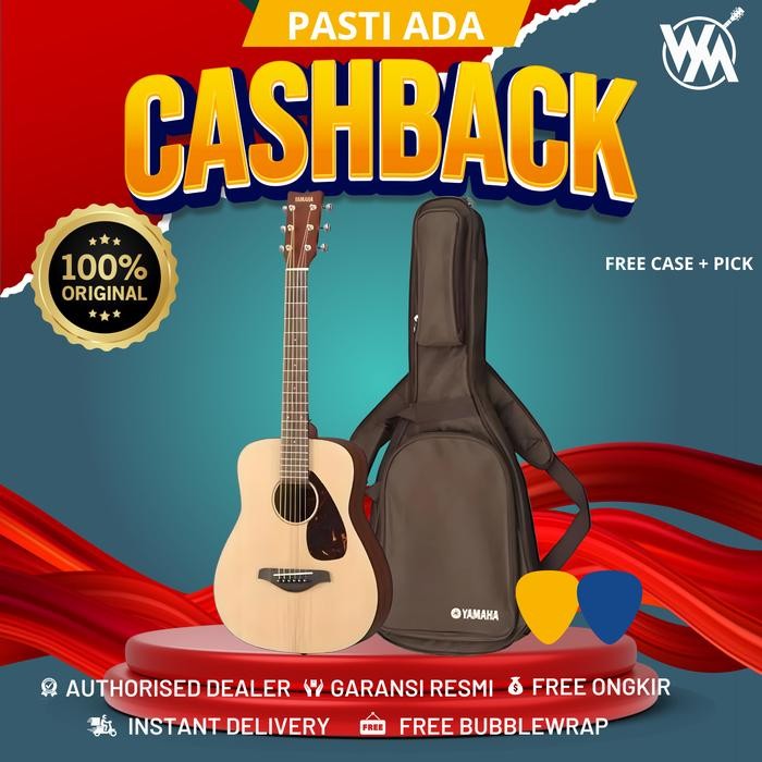 Yamaha Gitar 3/4 FG Junior JR-2 JR2 JR 2 +Softcase & 2pick