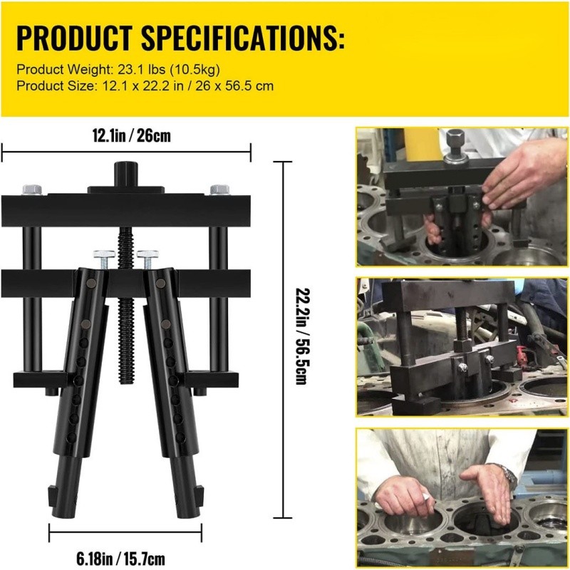 NEW PT-6400-C/ M50010-B/ 3376015 Universal Cylinder Liner Puller For Mack Volvo Detroit Internationa