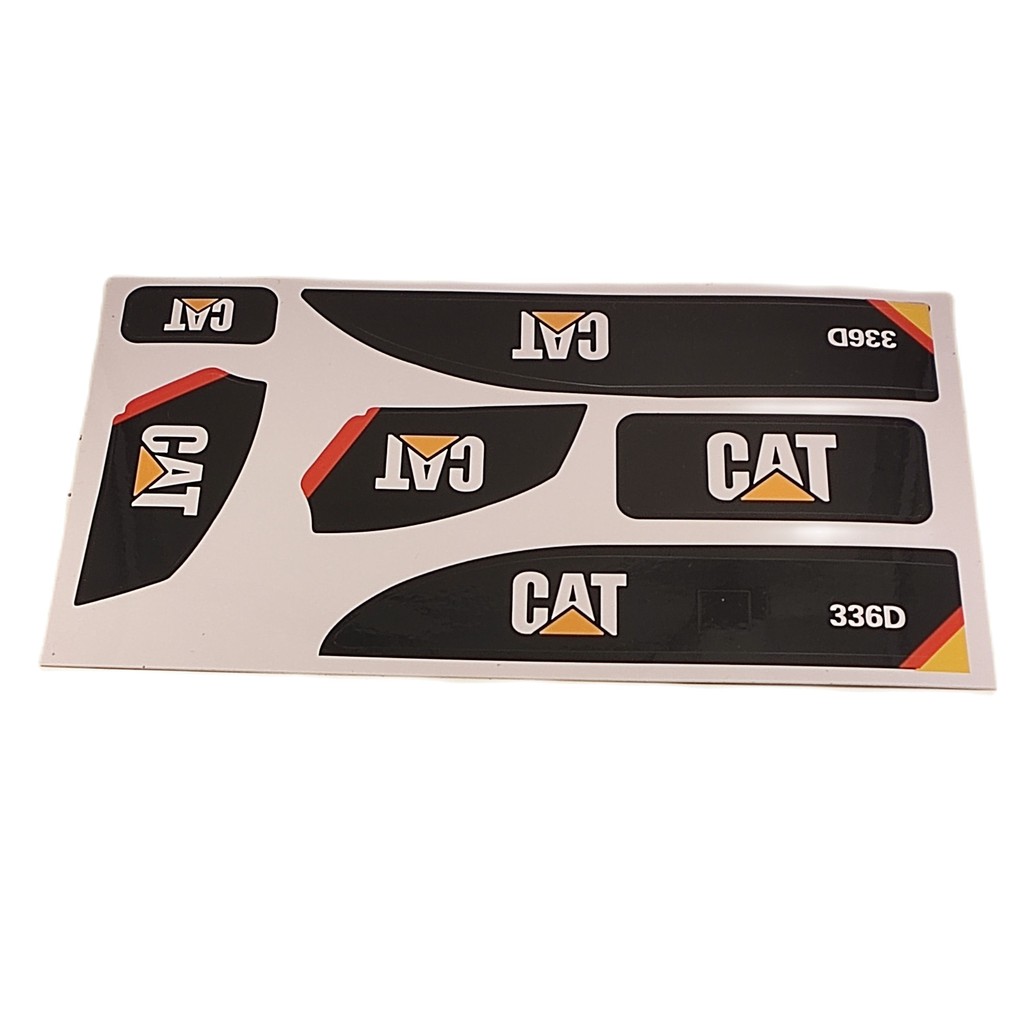 Custom Made Thicker Bigger CAT Sticker For 1/14 Huina 1580 RC Excavator Model Better Quality Better 