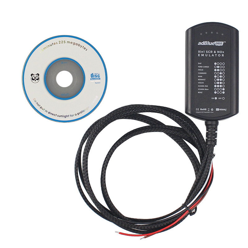 Truck Adblue 9in1 Emulator with Nox Sensor Programming Adapter Adblue Emulator 8in1 Truck Diagnostic