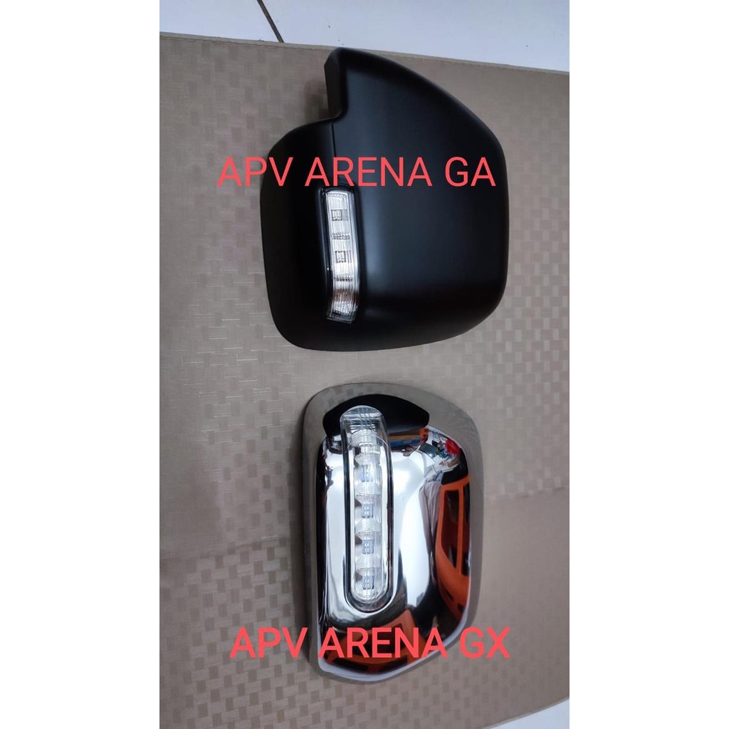 Terhemat Cover Spion Sein Apv Arena Ga Gx Hitam Doff Chrome - Apv Arena Gx, Chr Terlariss 
