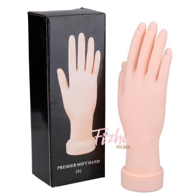jari palsu / tangan palsu / kuku palsu / practice finger nails - kanan