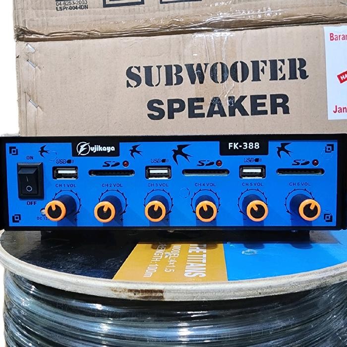 Terbaik Ampli Walet Fujikaya Fk 388 3 Player Garansi 1 Tahun #Ampliwalet Amplifier Terlariss 