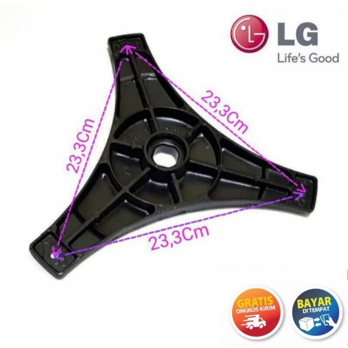 Kaki Segitiga Turbo Drum Tabung Mesin Cuci LG Top Loading 1 Spider Loa