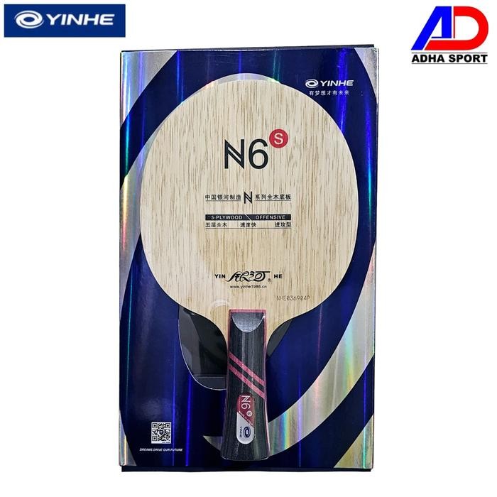 Yinhe N6S / N6 S Kayu Bet Tenis Meja Pingpong Offensive Original