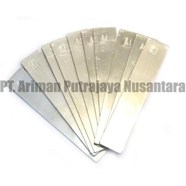 Lempeng-Elektroda Alumunium 8gr