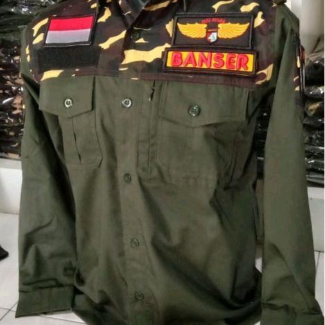 Kemeja Banser Tactikal Lengan Panjang Baju Pria Terlaris
