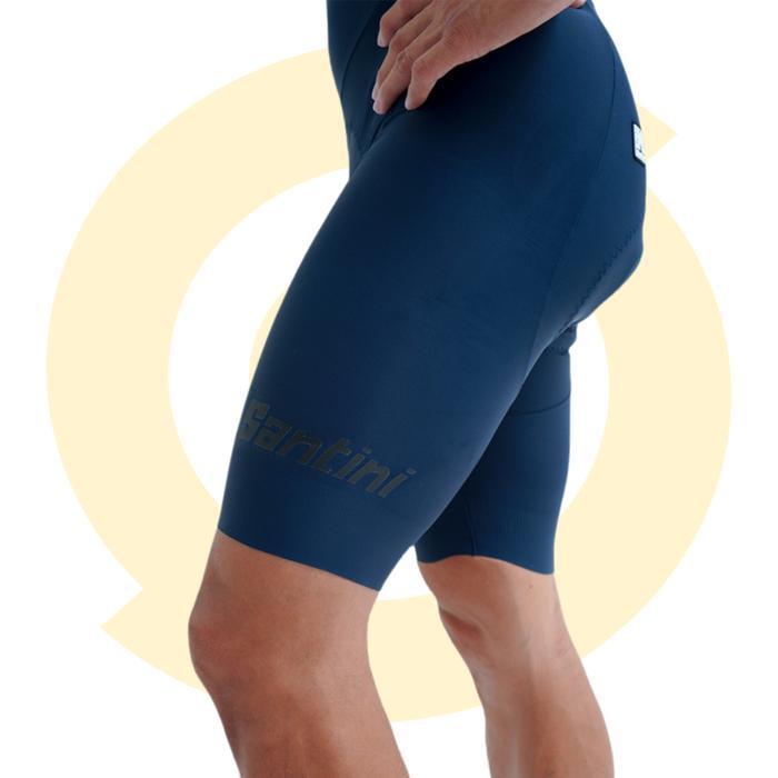 Bib Short Celana Sepeda SANTINI REDUX MODEL Blu Nautica