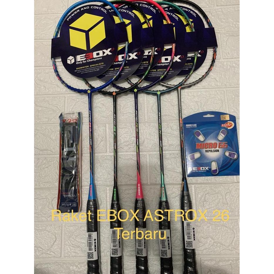 Raket Badminton EBOX ASTRO 26 krypton Lithium Magma Neon Oxygn ORI