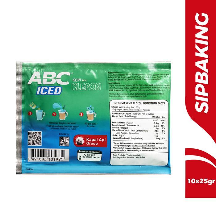 Kopi Abc Klepon Renceng Isi 10 Abc Iced Klepon Terbaik