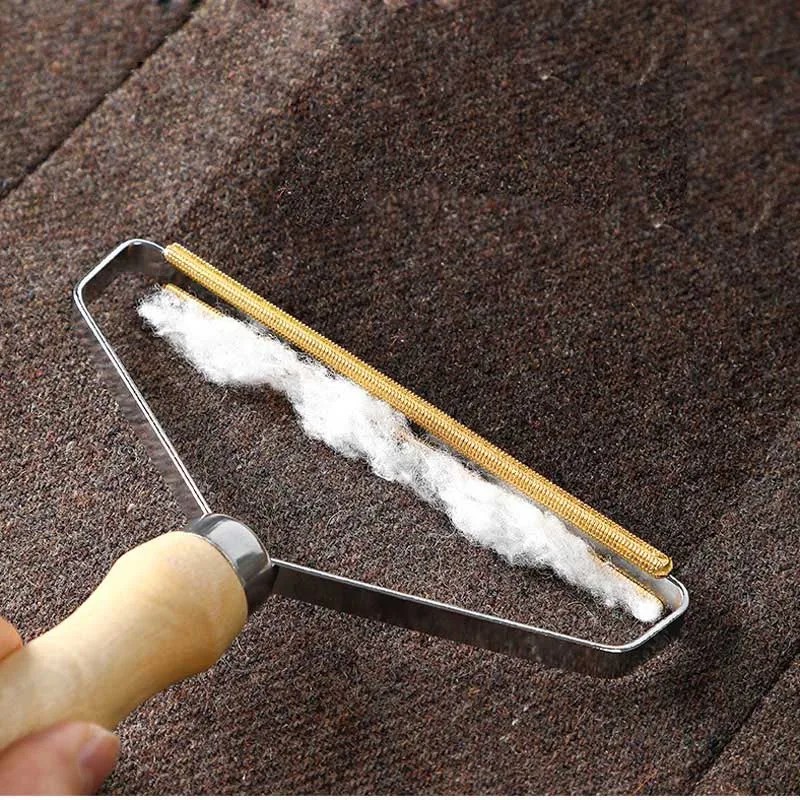 Portable Lint Remover Pet Hair Remover Brush Manual Lint Roller Sofa Clothes Cleaning Lint Brush