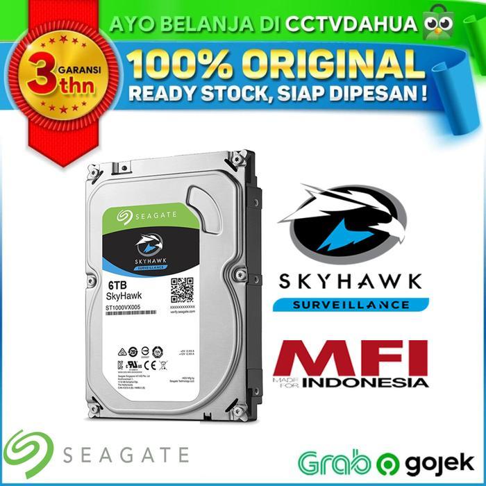 SEAGATE SKYHAWK 6TB SEAGATE HARDDISK INTERNAL 6TB BERGARANSI RESMI MFI