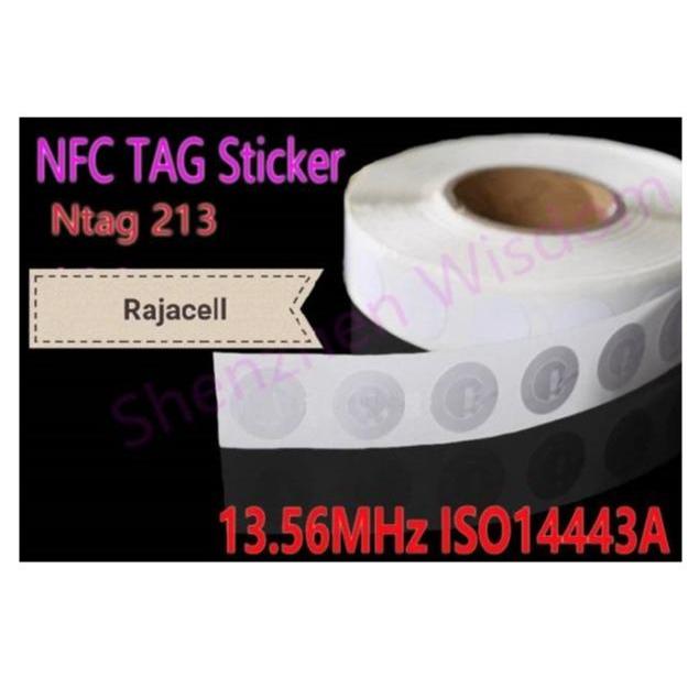 NEW Universal Ntag213 NFC TAG Sticker 13.56MHz ISO14443A NTAG 213 NFC Tag