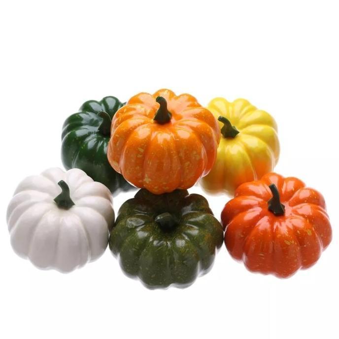 Buah Artificial Import/ Buah Hiasan-Pumpkins -Labu Pasti Promo