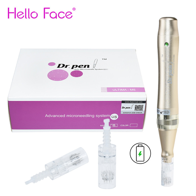 Dr. Pen M5 Wireless Derma Pen Professional Microneedle Pen Bayonet Needle Cartridges Wireless Derma