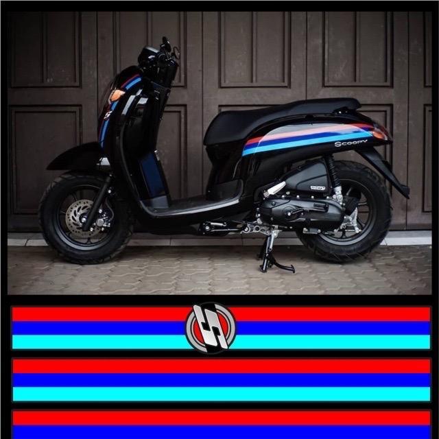 Premium Striping Scoopy Variasi List Custom Original