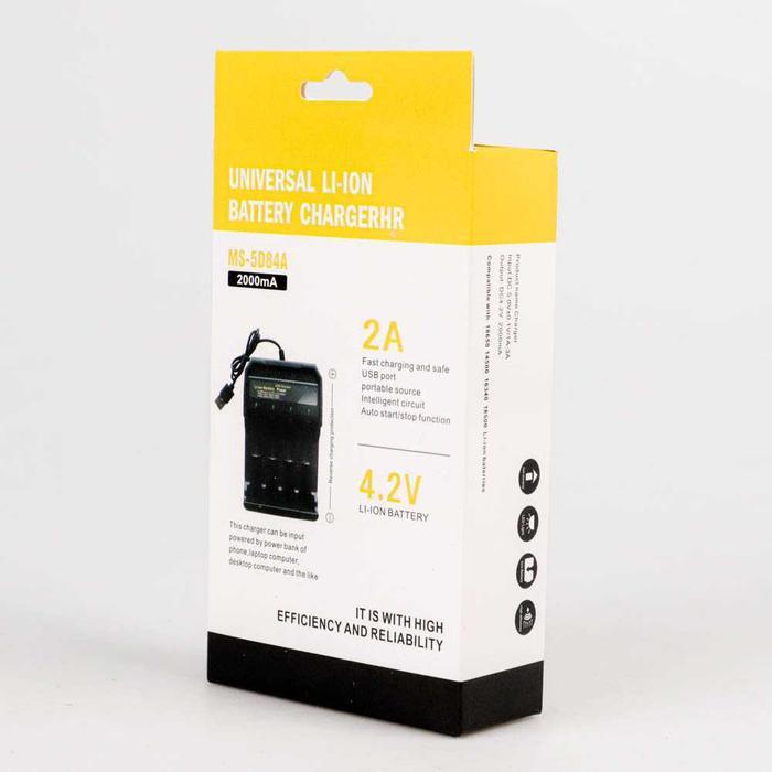 Charger Baterai Casan Batre Universal 18650 18350 26650 16340 14500