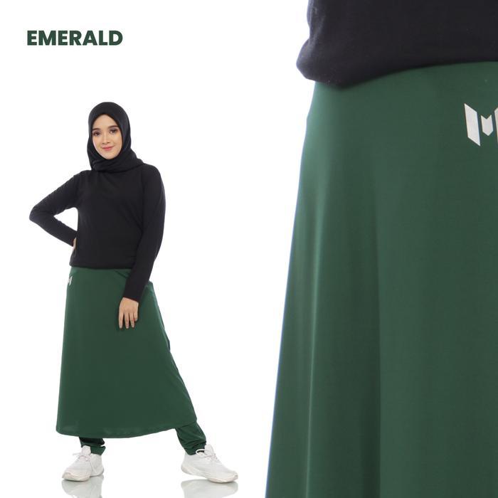 Muvaz Laila80 - Rok Olahraga Wanita Pola Semi Payung Panjang 80 cm