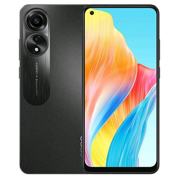 HP OPPO A78 4G NFC 8/256GB - OPPO A78 4G NFC RAM 8GB ROM 256GB GARANSI RESMI Hitam - Hitam