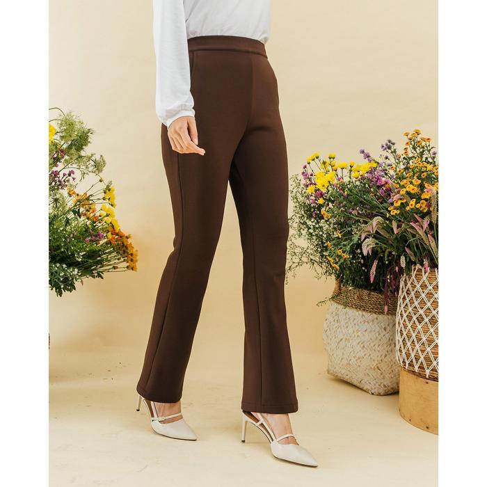 Geulis.id LIZZA PANTS / CELANA CUTBRAY (3 warna) Bottom - COFFEE, S
