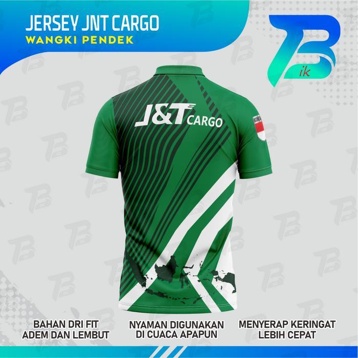 Jersey Wangki Jnt Cargo Lengan Pendek/Kaos Kerah Jnt Cargo Fullprint/Wangki Jnt Cargo Dryfit Milano