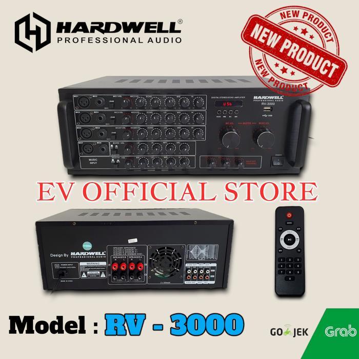 Power Amplifier Karaoke Hardwell RV 3000 Original Amplifier Hardwell