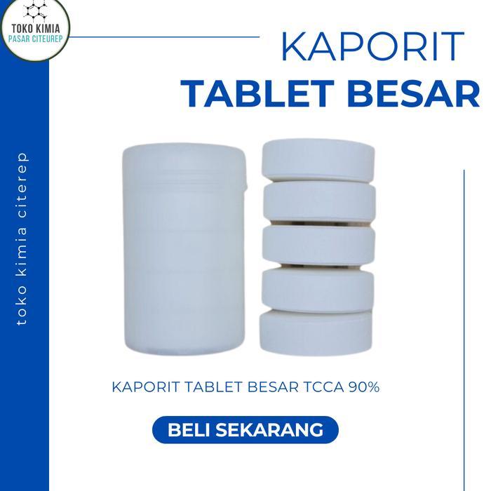 Jual Rugi Kaporit Tablet Besar 90% / Obat Penjernih Air Kolam Renang