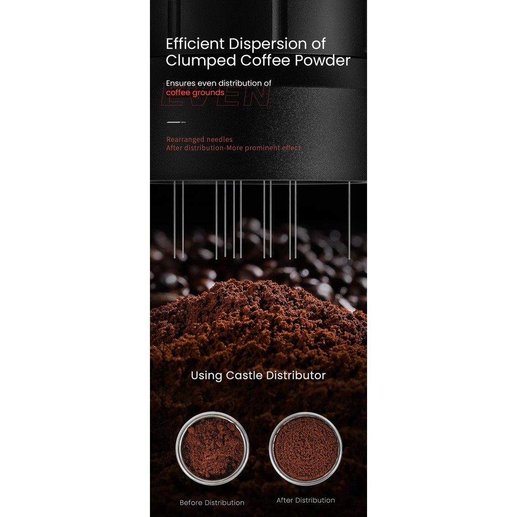 

MHW-3BOMBER - CASTLE NEEDLE DISTRIBUTOR 58MM UNIVERSAL / JARUM KOPI ESPRESSO NEEDLE DISTRIBUTION