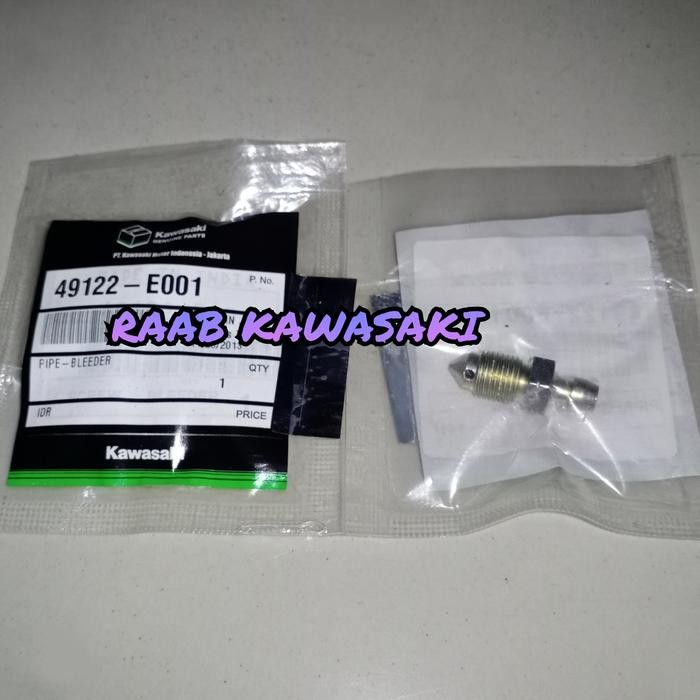 BAUT NEPEL STELAN PEMBUANGAN ANGIN KALIPER BELAKANG PULSAR NS 200 ORI