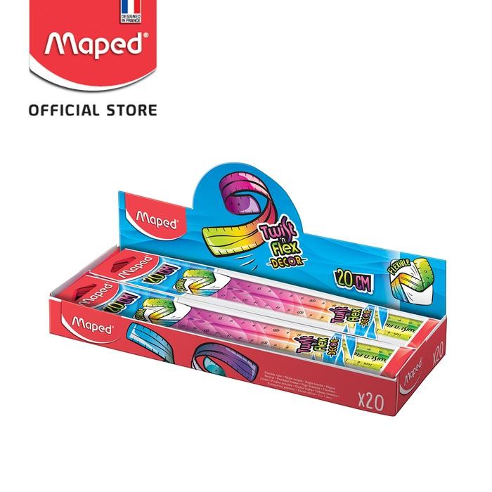 

Maped Penggaris Lentur Twist and Flex Decor 20 cm