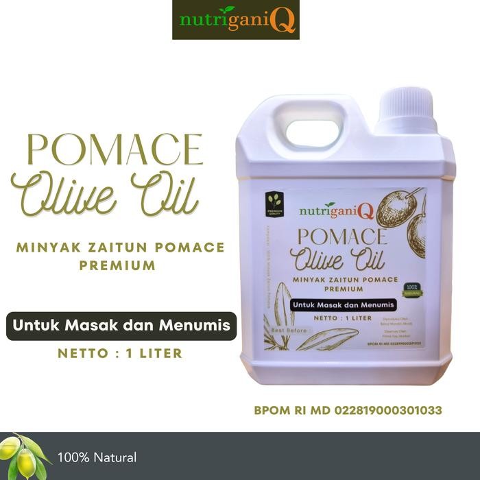 ASLI NutriganiQ Pomace Olive Oil Premium - Minyak Zaitun Untuk Masak dan Menumis - Minyak Zaitun