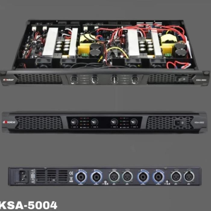 Power Db Voice Ksa 5004 Original Amplifier Dbvoice 4 Channel Class D