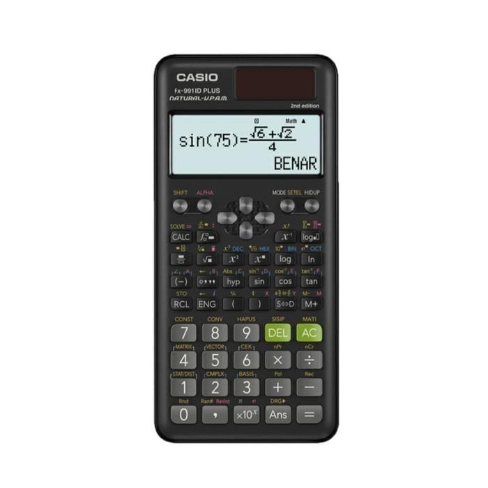 

CASIO FX991ID PLUS KALKULATOR ILMIAH/SEKOLAH - SCIENTIFIC CALCULATOR
