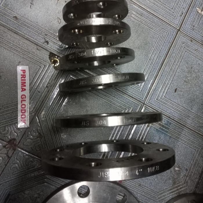 Flange Ss304 Jis10K 4"/Flange Jis10K Stainless 304 4"/Flange 10K