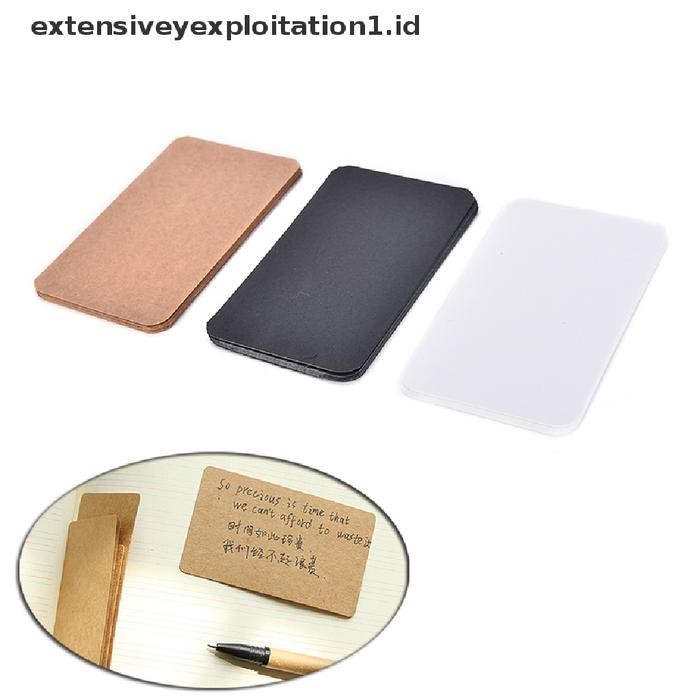 

100PCS LABEL TAG KARTU NAMA KOSONG BAHAN KAYU UKURAN 90X53MM UNTUK