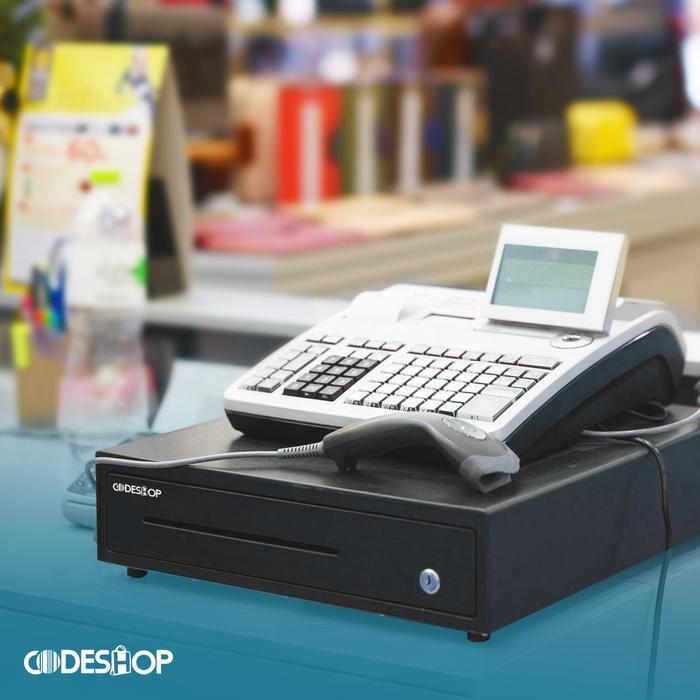 

LACI UANG KASIR CODESHOP CK-415 / CK 415 B CASH DRAWER GARANSI