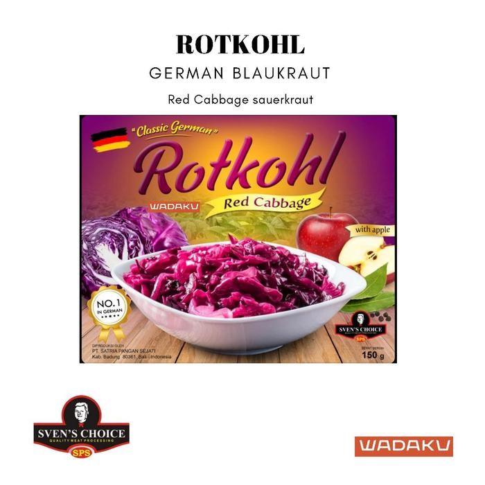 

Pilihan- Red Cabbage Sauerkraut Rotkohl Kubis Merah Svenschoice 150Gr