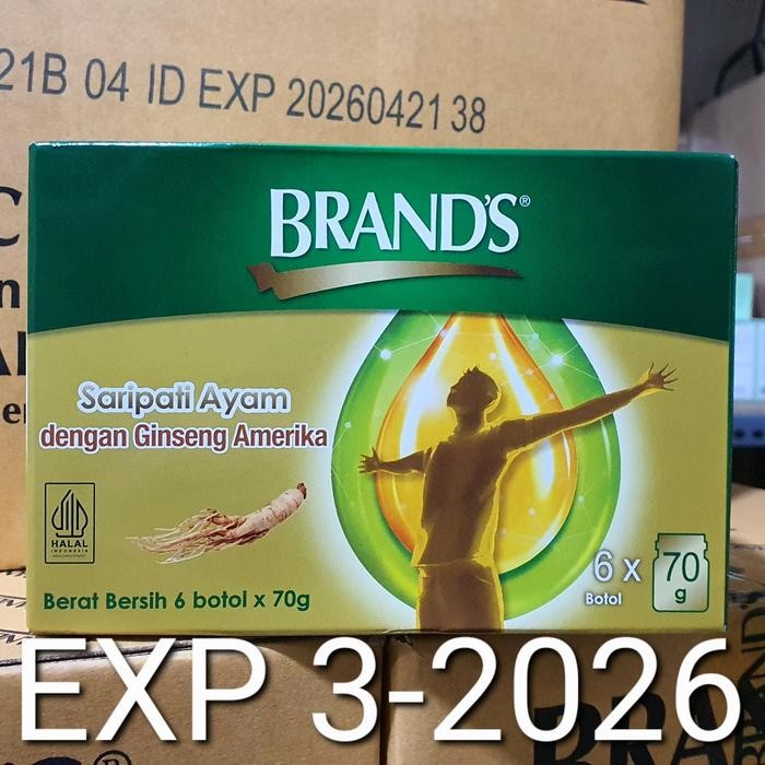 

Pilihan- Brands Saripati Ayam Brand Sari Pati Ayam Amerika Ginseng 6 X 70Gram B