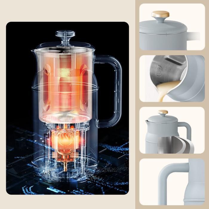 Soseki Soymilk Maker / Blender, Mesin Susu Kacang, Multifungsi 1000Ml