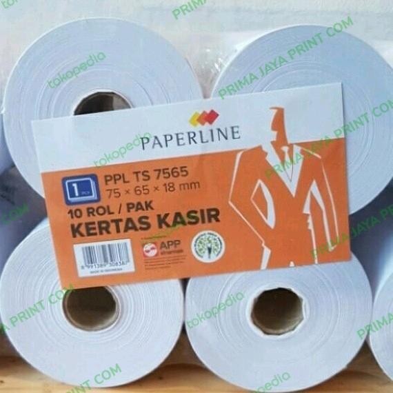 

Kertas Kasir 75Mm65Mm18Mm 10 Roll