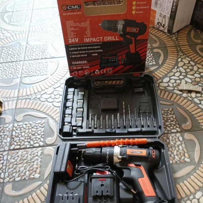 Mesin Bor Cordless 24V Camel / Mesin Bor Batre