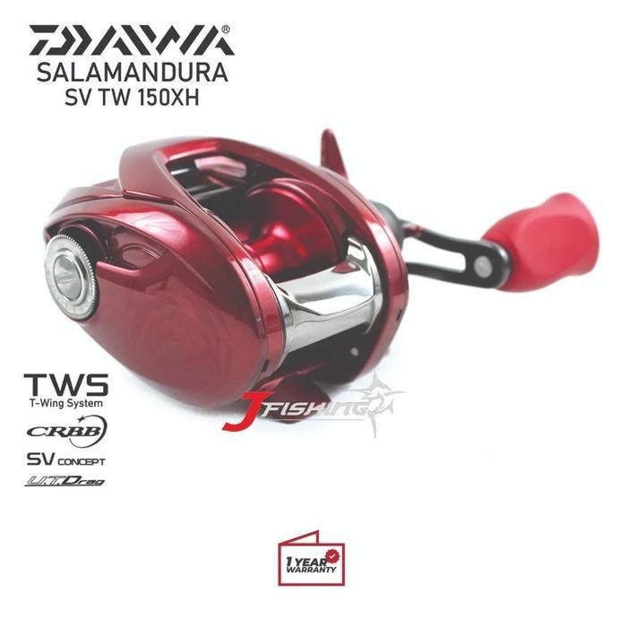 Reel BC DAIWA SALAMANDURA SV TW 103 & 150 handle kiri & kanan Resmi