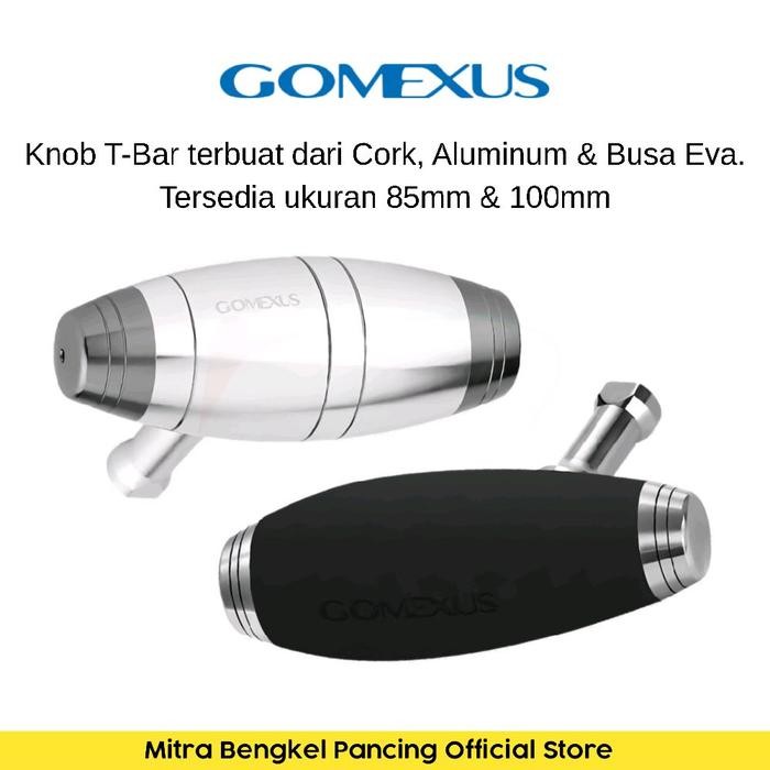 Gomexus Knob Handle T-Bar 85mm - 100mm Shaft Knob Handle Aksesoris Reel Pancing