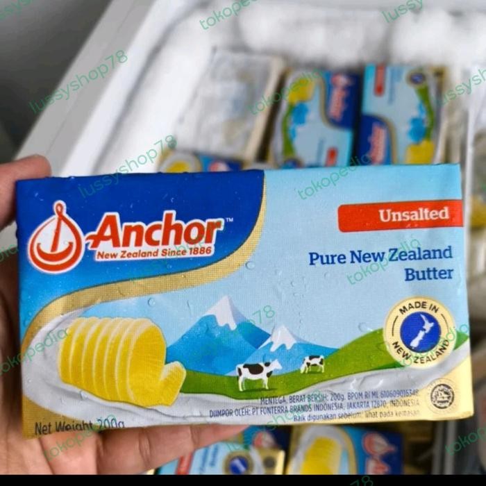 

Pilihan- Anchor Butter Pats Unsalted 227Gr Halal Best Recommended