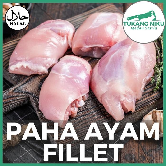 

Pilihan- Paha Ayam Fillet - Halal Daging Fresh Frozen Boneless Filet Segar Beku