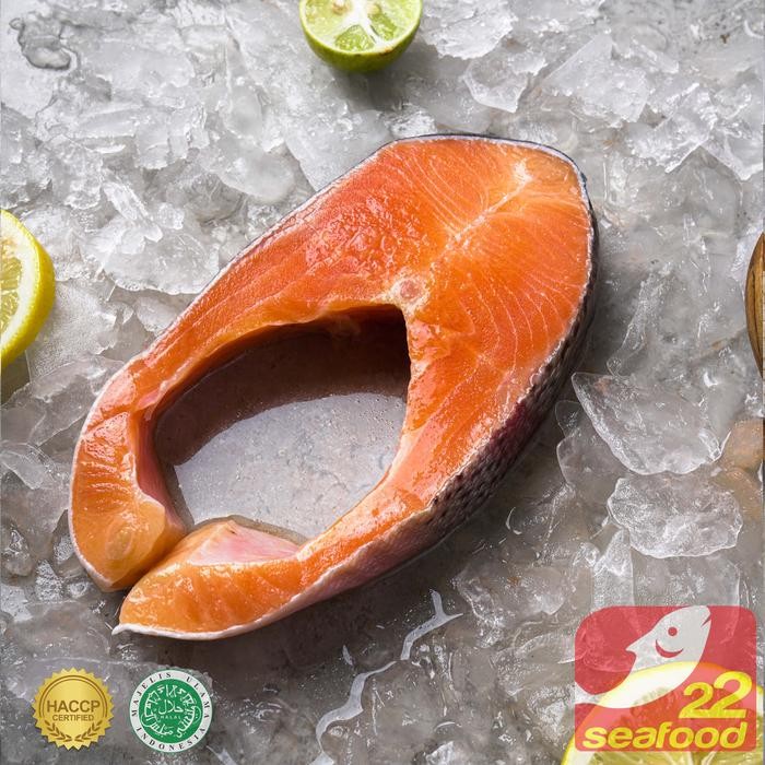 

Pilihan- Salmon Steak 200 Gr / Steak Salmon Premium Quality / Seafood 22
