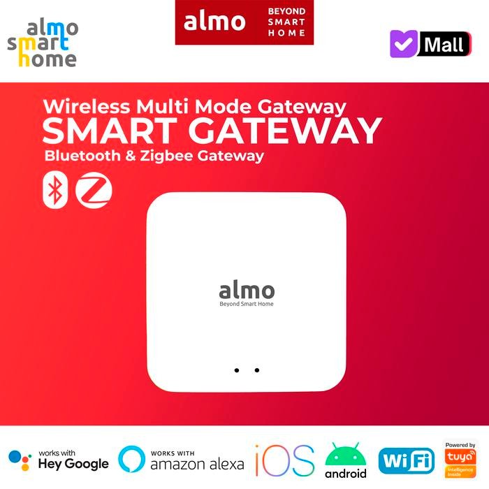Pilihan- Almo Tuya Multi Mode Wireless Zigbee & Bluetooth Gateway Hub Tuya Smart