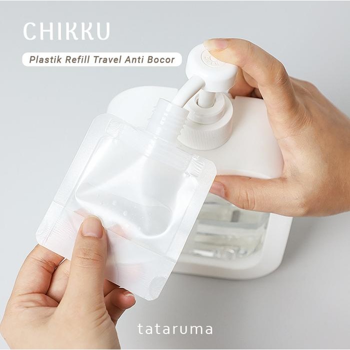 Chikku - Plastik Refill Travel Antibocor Sabun Sampo Lotion Skincare Promo!!! R01925